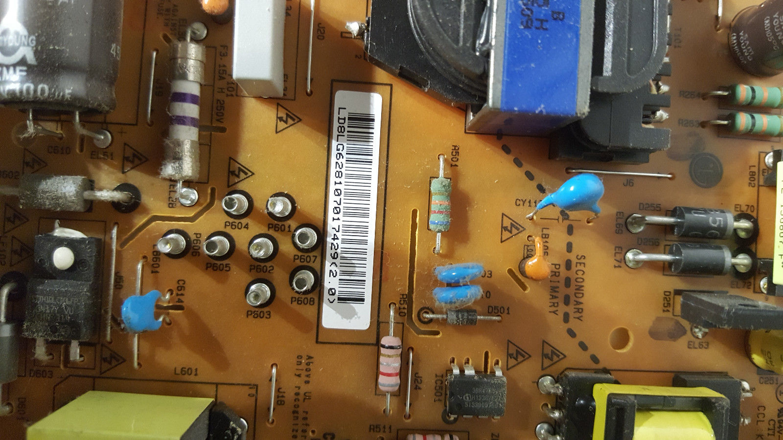Carte D'alimentation / Power Board Pour LG 55LN5700-UH – Réf EAY62810701