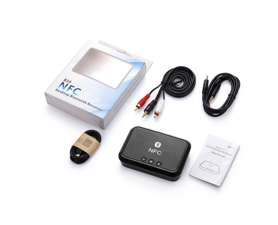 NFC Wireless Stereo Bluetooth Audio Receiver Portable Bluetooth Adapter