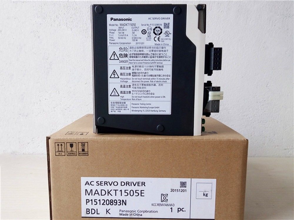 100% NEW PANASONIC AC Servo drive MADKT1505E in box